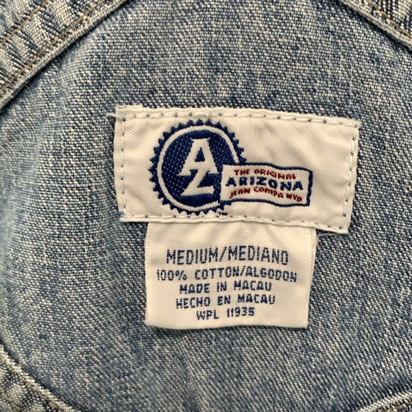 Y2K Arizona Jean Co Shorts Overalls - Picture 4 of 9